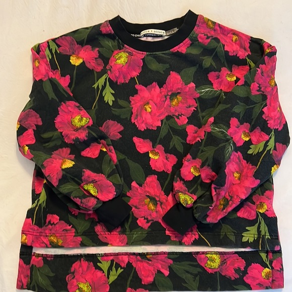 Alice + Olivia Gaia Blouson sweatshirt and jogger pants! XS/S - Picture 3 of 6